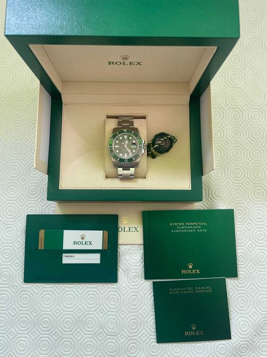 Rolex Submariner Date 116610LV 2019 Full Set (HULK)