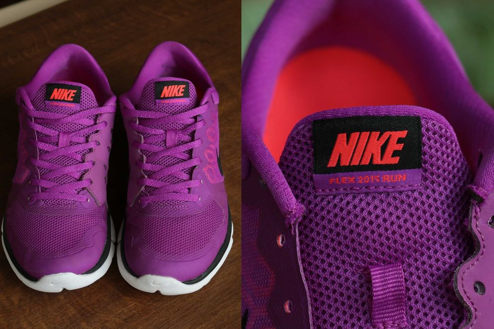 Фиолетовые Nike Flex 2015 Free Run, 40 размер, 25.5 см