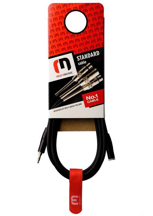 Kabel audio Red’s Music AU2110BX Jack 3,5 mm / gniazdo Jack 3,5 mm 1m