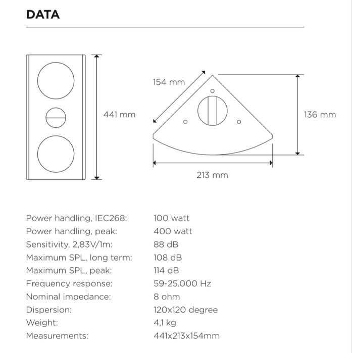 Dyskretne Głośniki Hi-Fi | Nowe 6000 zł | Cornered Audio C5 | Białe