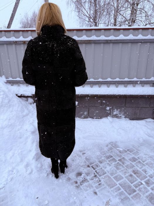 Шуба з стриженої нутрії