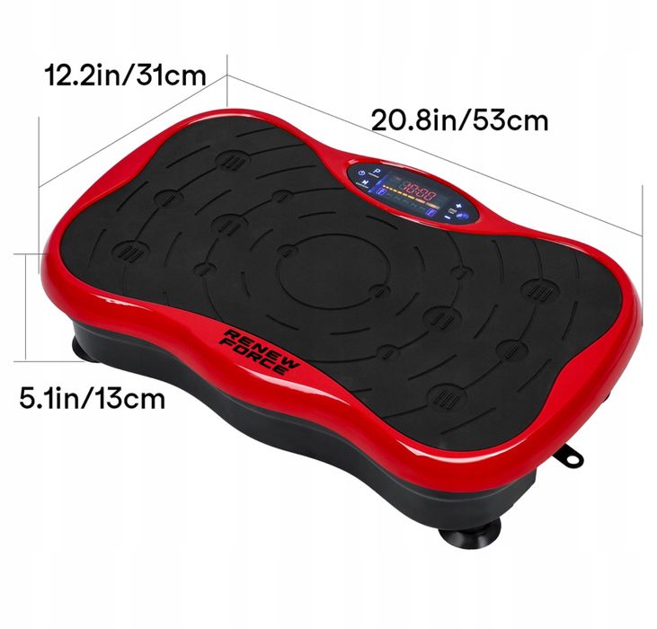 Віброплатформа Renew Force до 150 кг з еспандерами та пультом