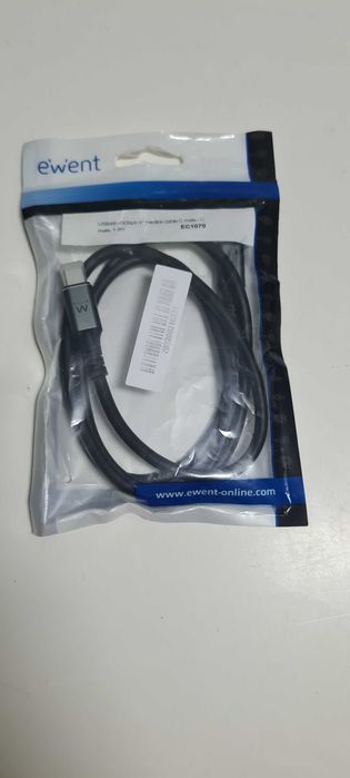 Cabo USB-C para USB-C 40Gbps (1 Metro) - Alta Velocidade / Vídeo 8K