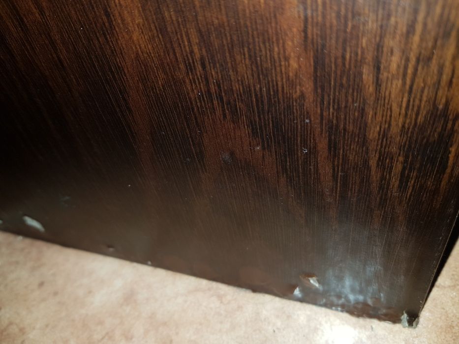 Movél de hall - Madeira escura com gaveta