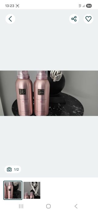 Nowy zestaw Rituals the ritual of sakura  body lotion mousse mus 2 szt