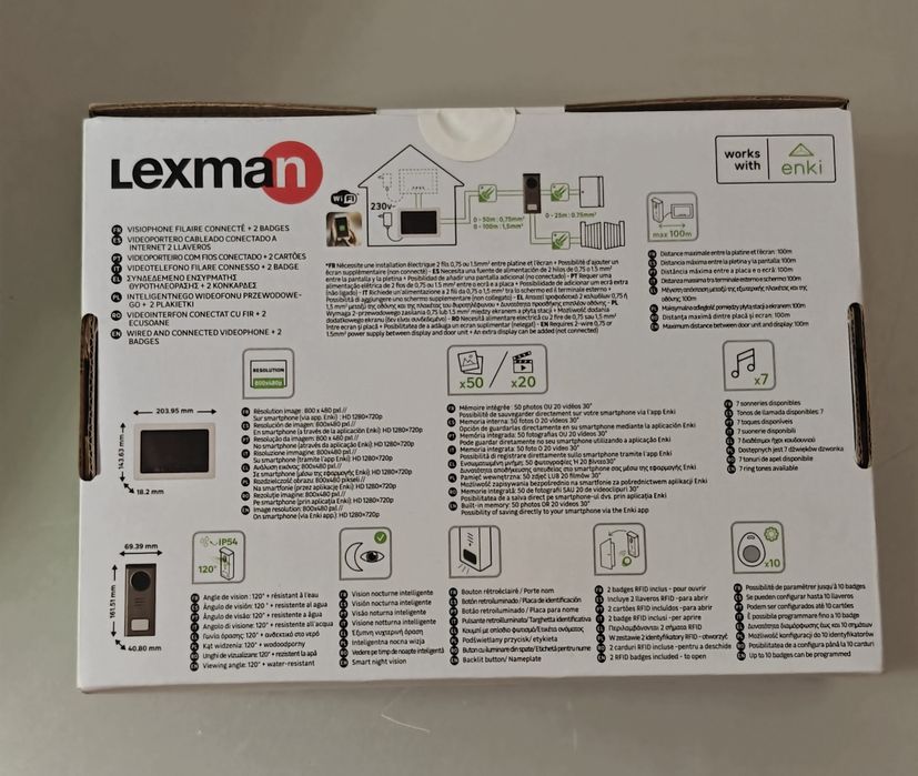 Vdeoporteiro Lexman LEX Connected
