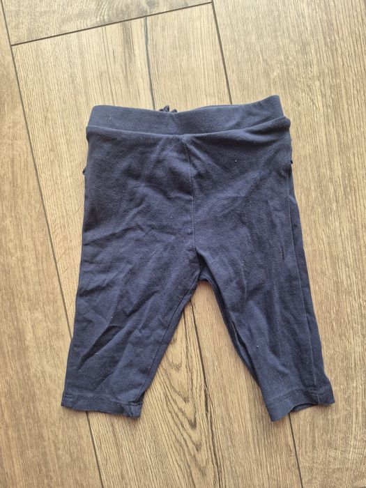 Matalan legginsy niemowlęce granatowe falbanka 62