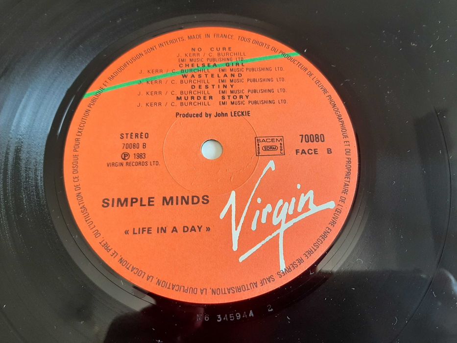 Simple Minds - Life In A Day - França - Vinil LP