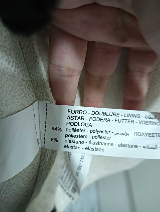 Casaco Teddy Bege Lefties | Botões Toggle | Como Novo