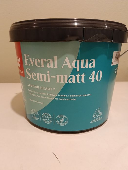 Farba biała pół mat 2,7l