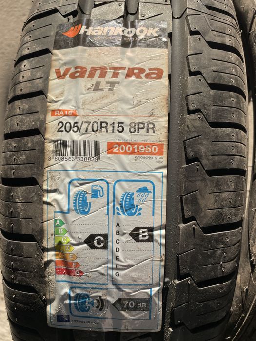 205/70r15C  Hankook Vantra LT RA106/104R
