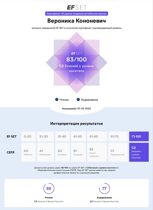 Репетитор английского языка