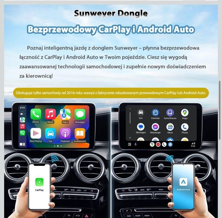 Bezprzewodowy adapter CarPlay