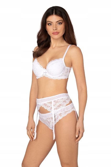 Róża Lagerta Biustonosz Push-Up Biały R. 75E