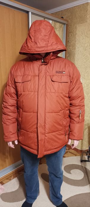 Зимова дуже тепла куртка пуховик великого 62 розміру: 2 500 грн ...