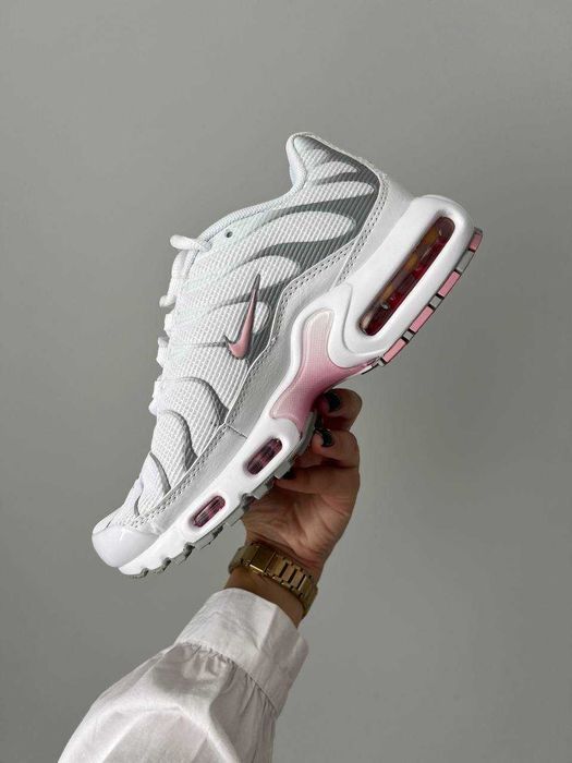 !SALE! Nike Air Max Plus TN White/Gray 36 37 38 39 40 41 найк тн