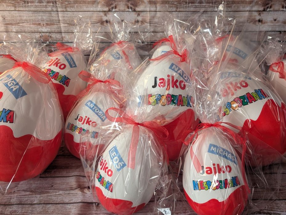 Kinder jajko puste z imieniem XXL Hania