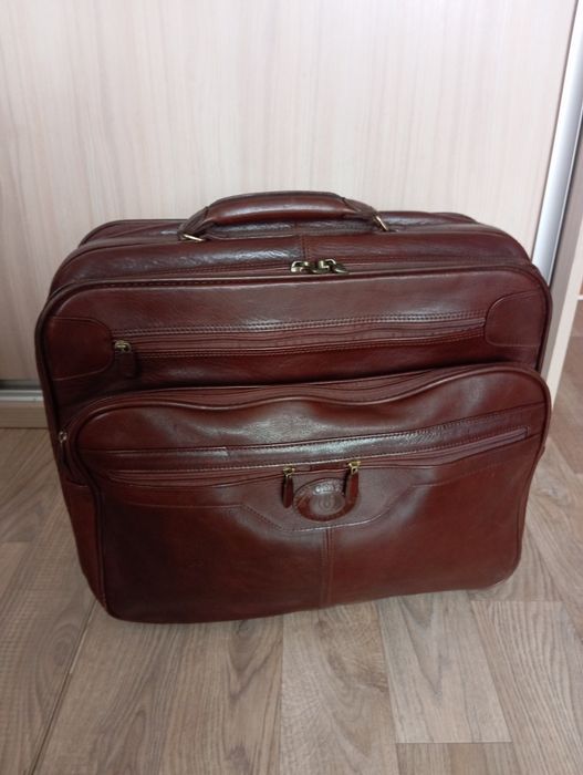 Podróżna torba skórzana biznesowa