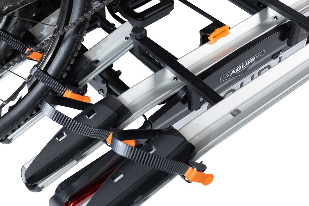 Bagażnik Platforma rowerowa hak Aguri ACTIVE BIKE PRO 4 Rowery Silver