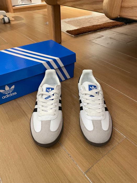 Nowe buty Adidas Samba OG White Black roz.40