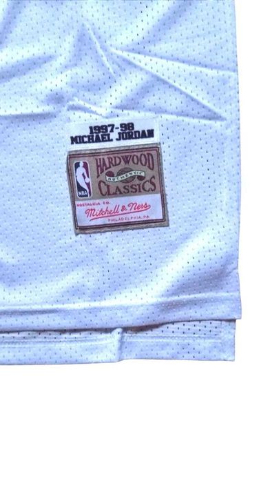 Michael Jordan Bulls Jersey Finals Patch Mitchell Ness Nowa NBA L