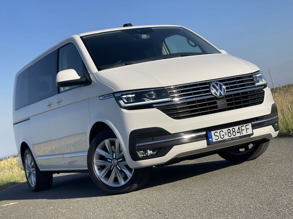 VW Multivan Highline T6.1 - IDEALNY - DSG 18” el. Klapa i drzwi, DCC, tempomat aktywny, car-play (california)