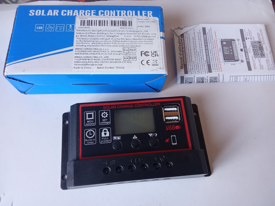 Controlador solar 30A