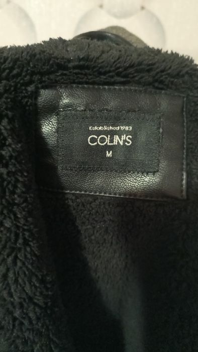 Куртка COLIN'S короткая натуральная кожа деми 44-46 р.
