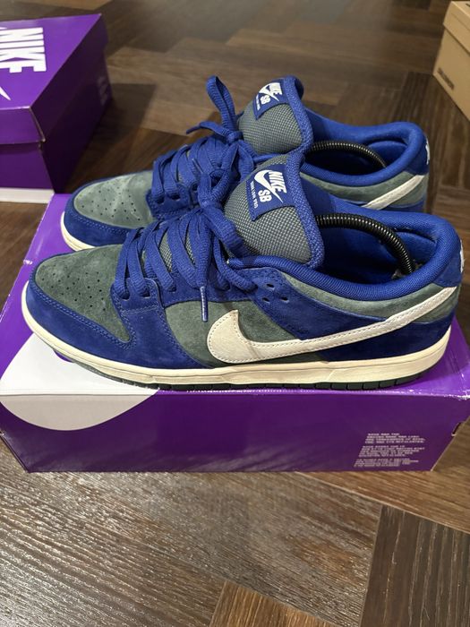 Nike SB Dunk Low Pro "Deep Royal Blue / Vintage Green"