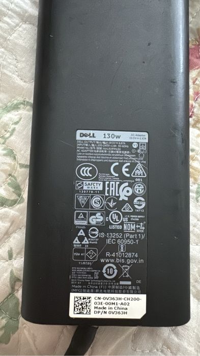 Carregador original Dell 130W Novo