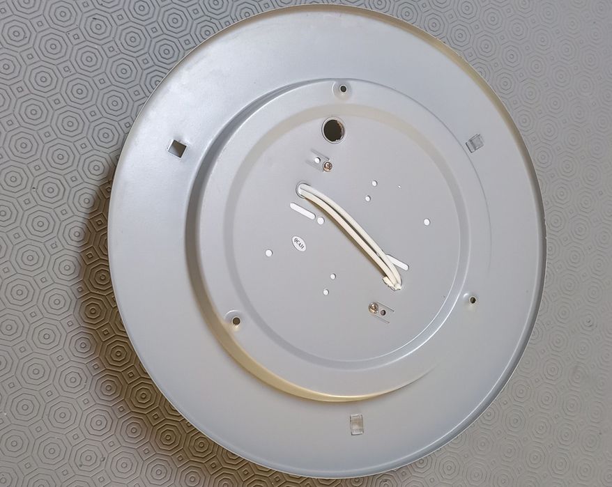 Plafond de teto redondo em vidro fosco