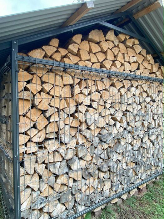 Drewno kominkowe liściaste, mieszane, sezonowane.