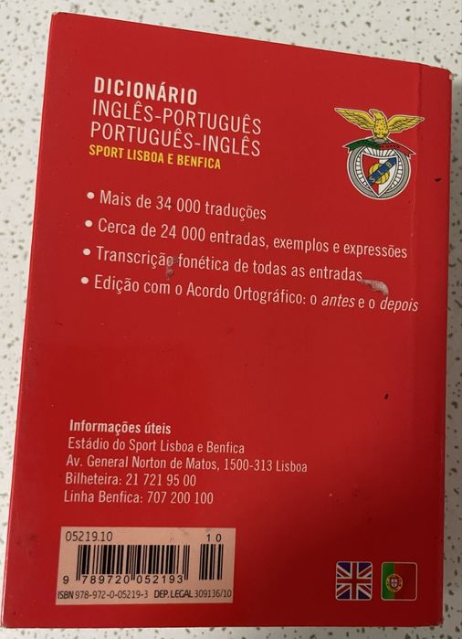 Dicionário SL Benfica