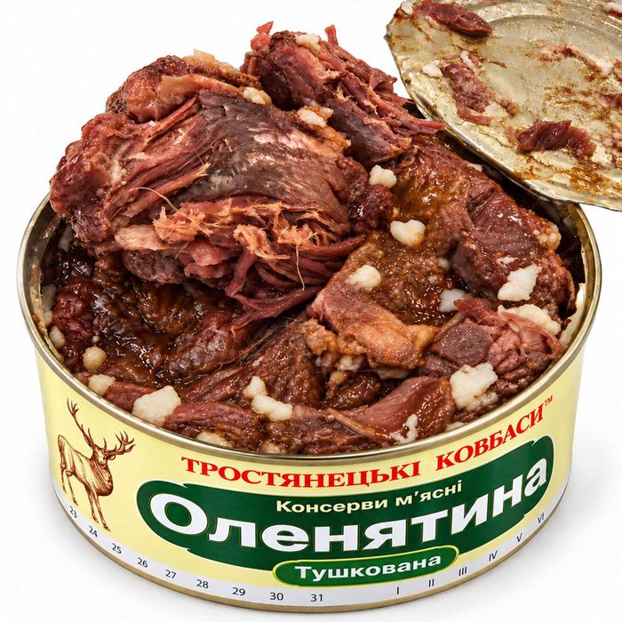 Оленятина Тушкована (Оленина Дичина) "Тростянецькі Ковбаси" 325 г
