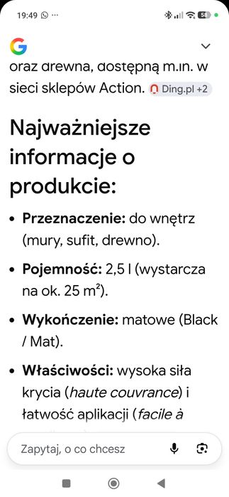 Czarna matowa wielopowierzchniowa farba