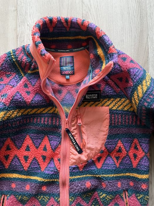 Bluza polarowa vintage Harper & Lewis (unisex)