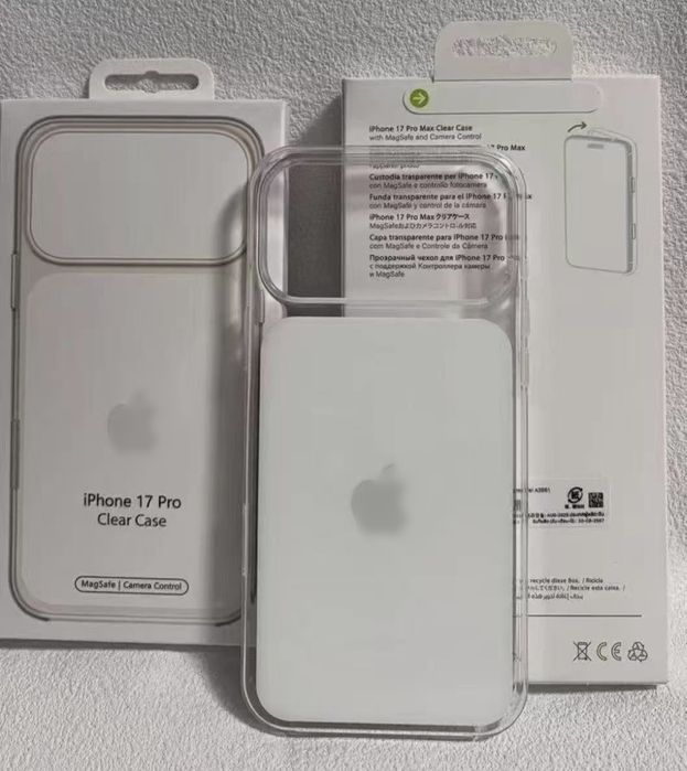 Чохол прозорий + Animation iPhone 17 Pro Max айфон про макс чехол