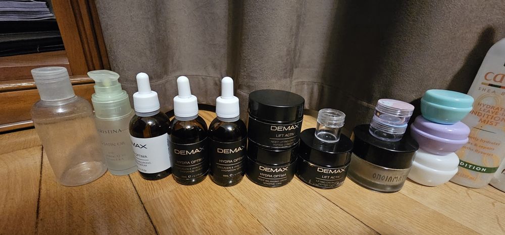 Баночки  скляні для крема бісера с дозаторами