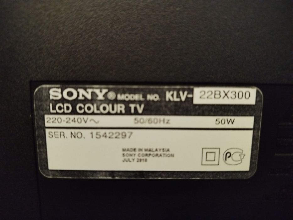 Продам телевізор Sony bravia 22 дюймів.