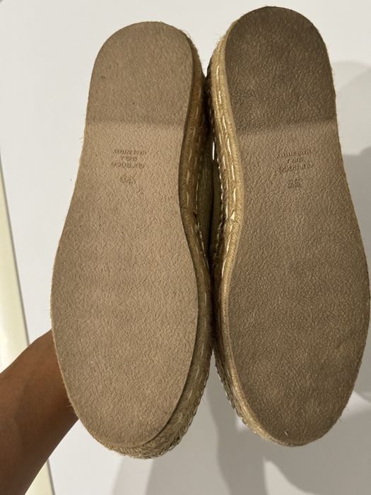 Туфлі, золоті еспадрильї Nursace 38р. З каменями Swarovski