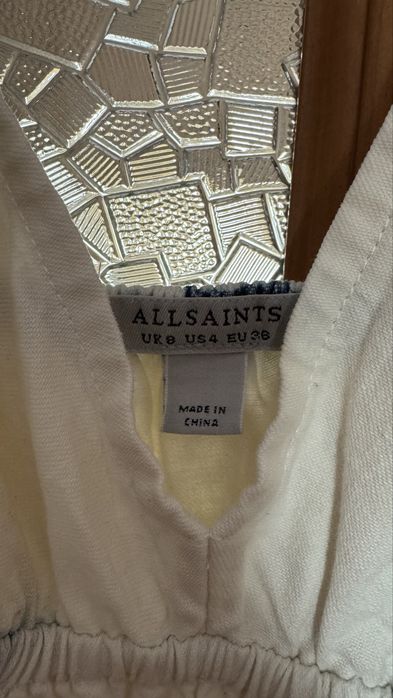 Allsaints Denim Sulli Midi, Sukienka na lato
