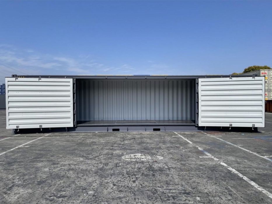 Kontener morski 40HC Open Side, 12 - metrowy, nowy, boczne wrota