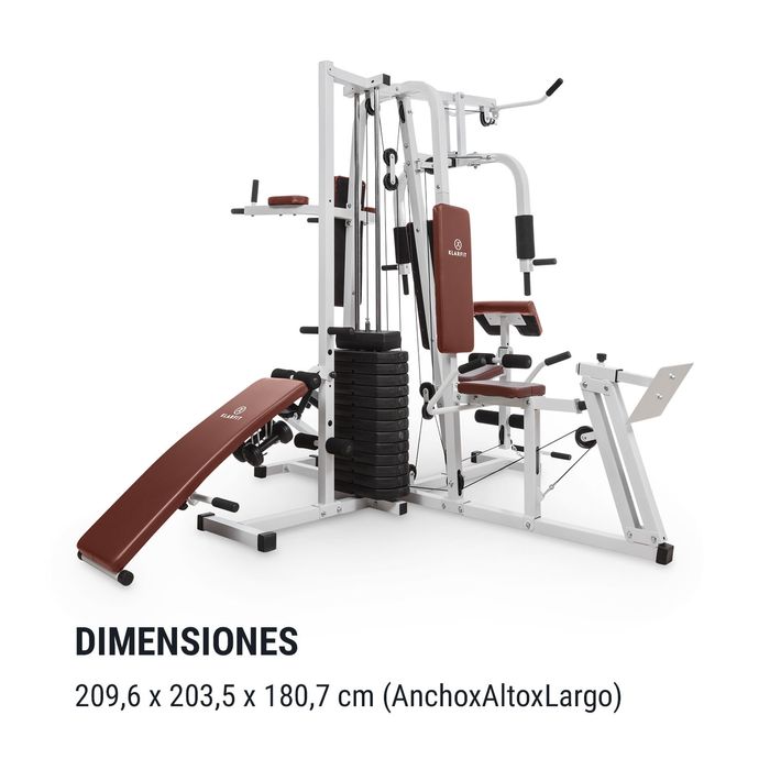 Profesjonalny Atlas Klarfit 9000 Stos 100KG jak NOWY