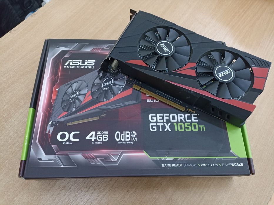 Видеокарта ASUS 1050ТI 4 gb