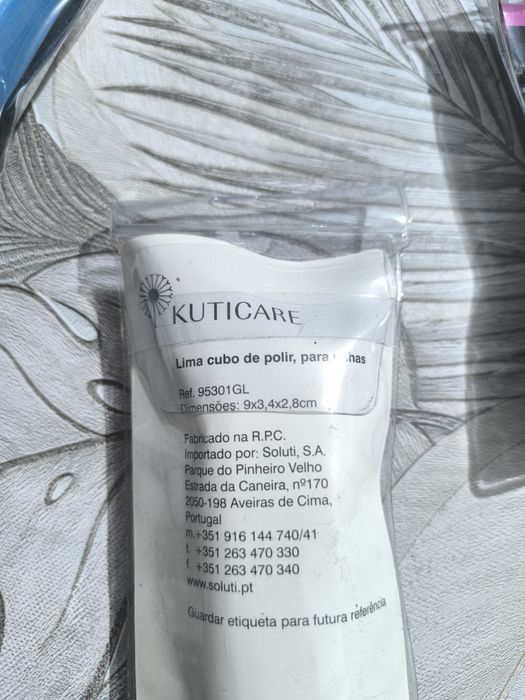 Lima Cubo para Polir Unhas Kuticare – Nova