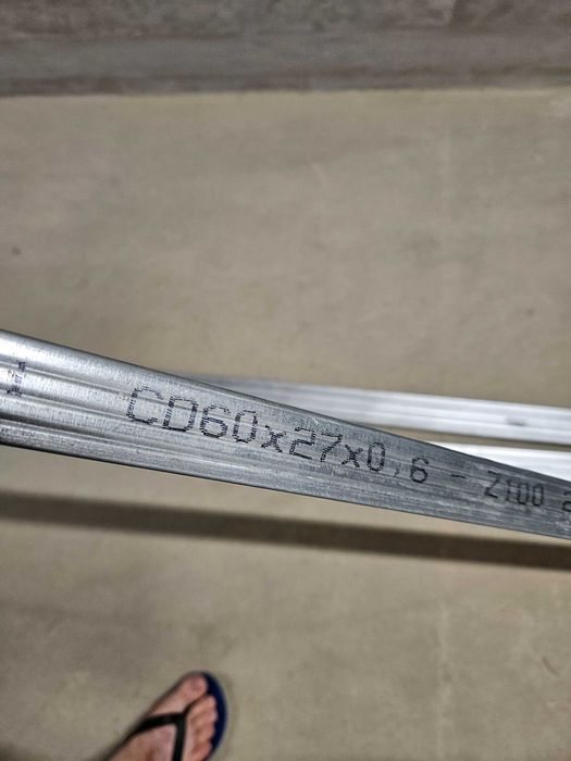 3x Profil sufitowy CD60 KNAUF 2.6m. 3 sztuki