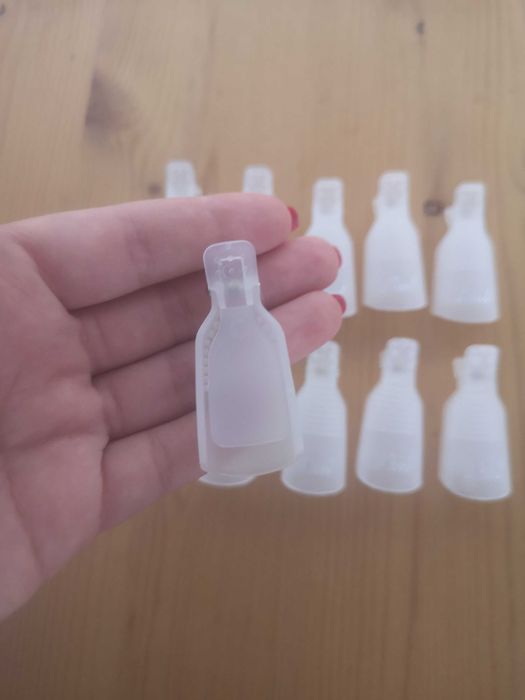 Clips para remover verniz gel - 10 unidades