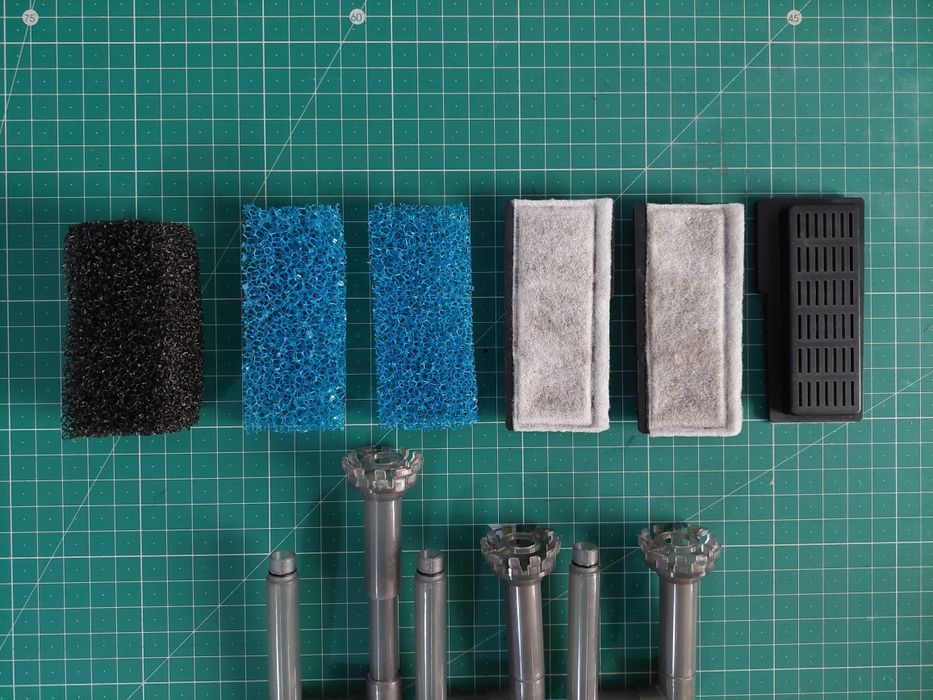 (Aquário) Skimer de superfície e Consumíveis para filtro cascata / hang on