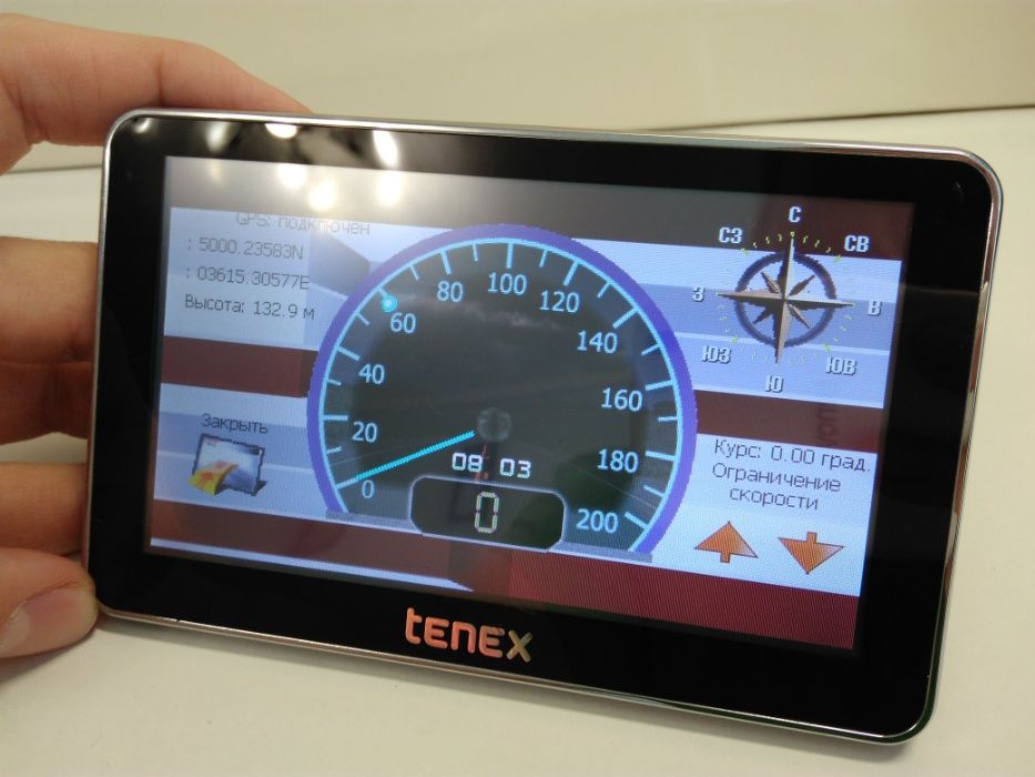 GPS навігатор Tenex! Карті для грузовика Україна та Європа 2026г!
