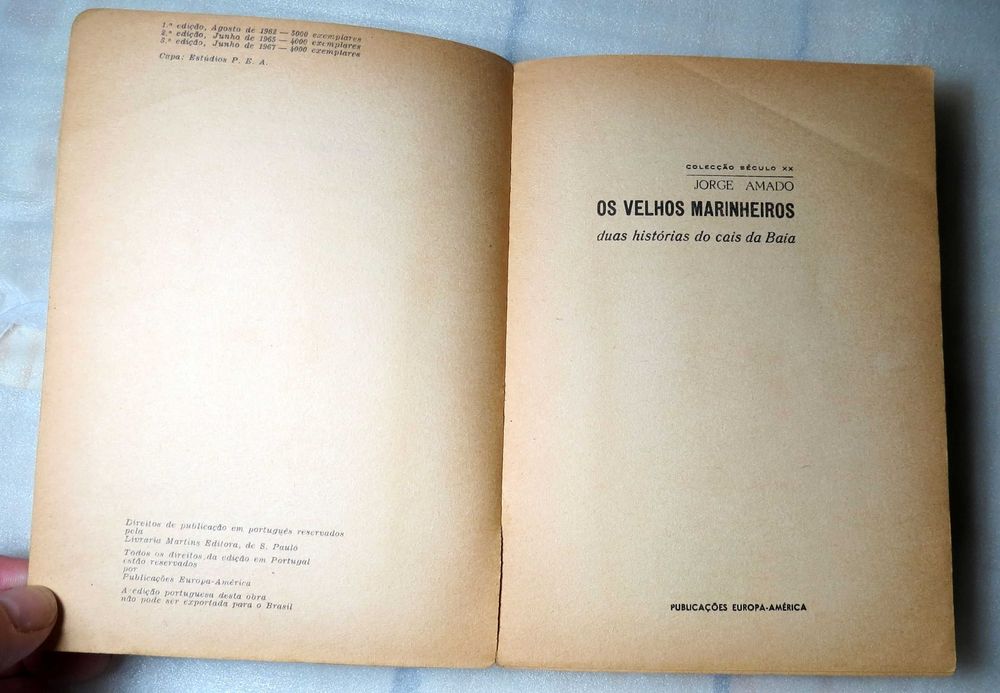 Livro Os Velhos Marinheiros
